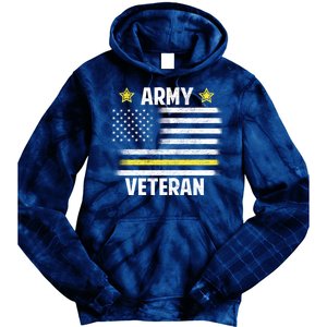 Army Veteran Flag Tie Dye Hoodie