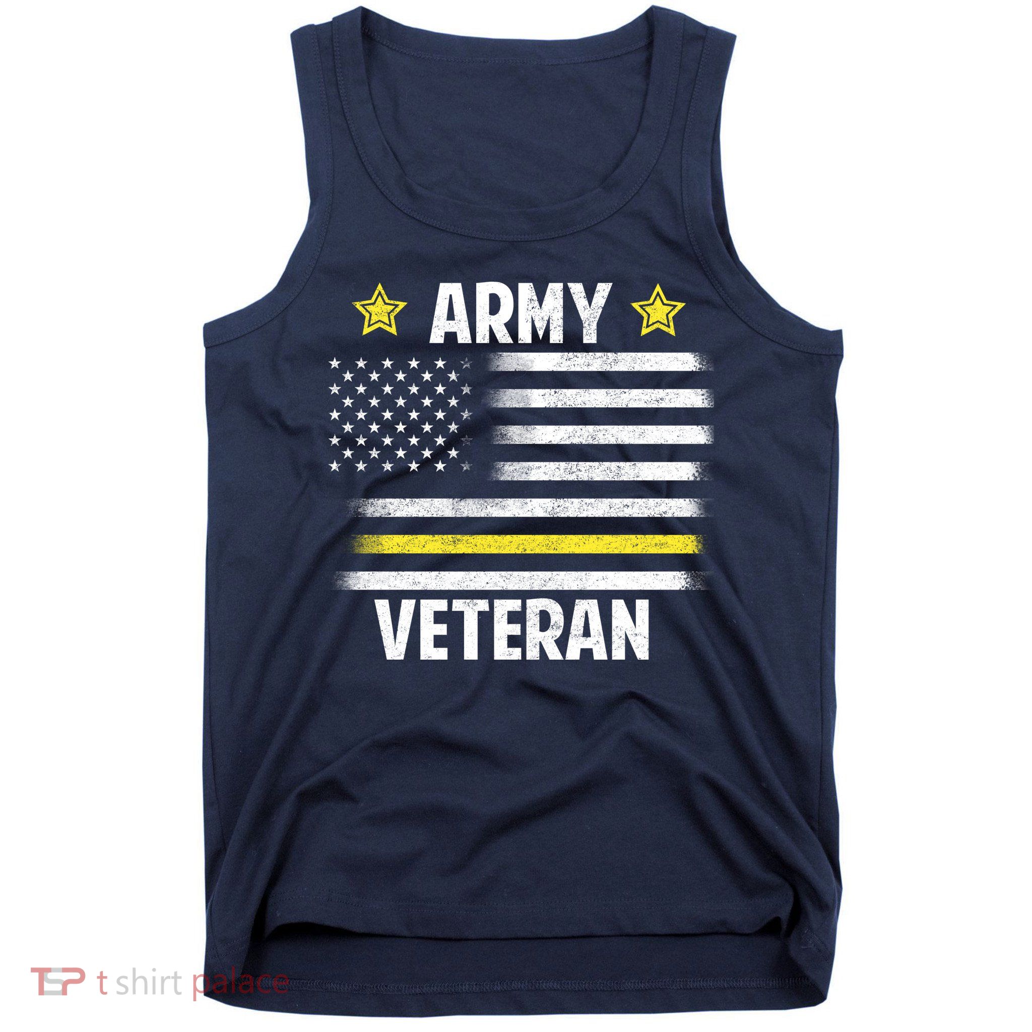 Army Veteran Flag Tank Top