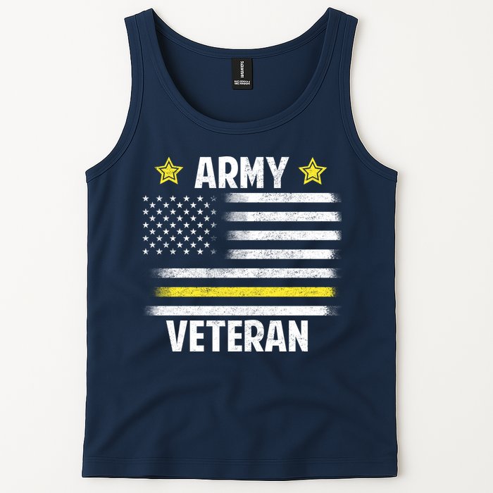 Army Veteran Flag Tank Top