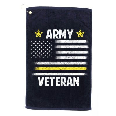 Army Veteran Flag Golf Towel