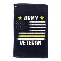 Army Veteran Flag Golf Towel