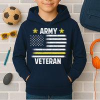 Army Veteran Flag Kids Hoodie