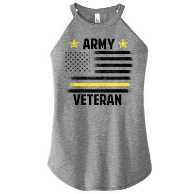 Army Veteran Flag Women’s Perfect Tri Rocker Tank