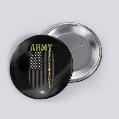 Army Veteran Thin Camo Line Flag Button