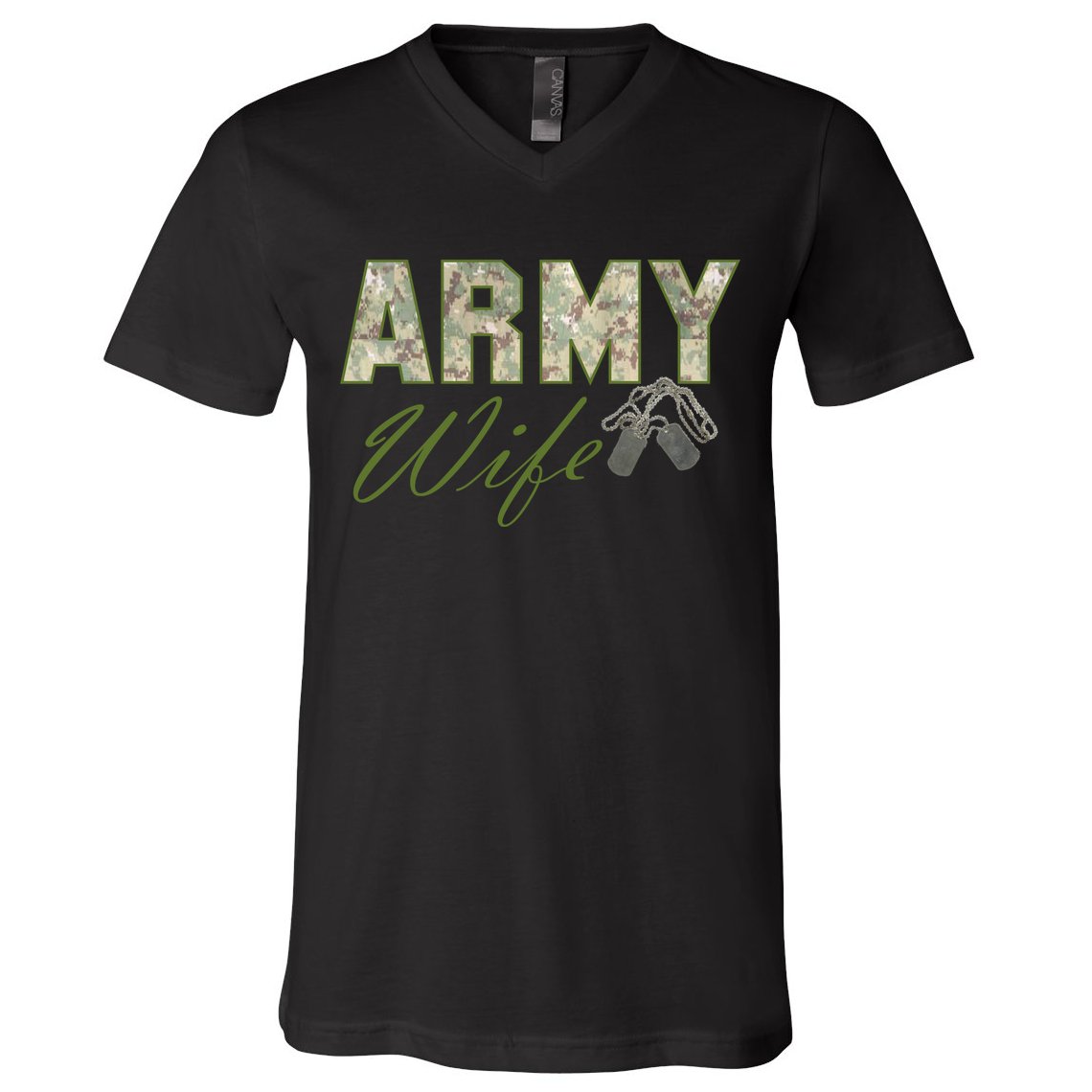 Army Wife V-Neck T-Shirt