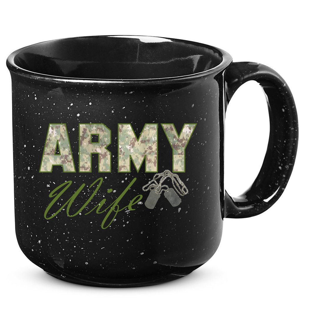 Army Wife 15oz Campfire Ceramic Mug