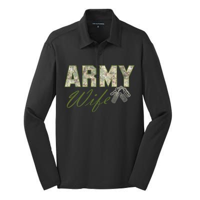 Army Wife Silk Touch Performance Long Sleeve Polo