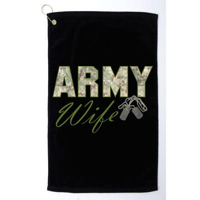Army Wife Golf Towel