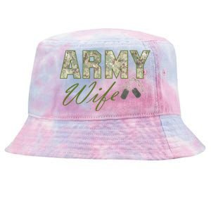 Army Wife Tie-Dyed Bucket Hat