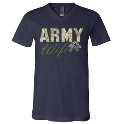 Army Wife V-Neck T-Shirt