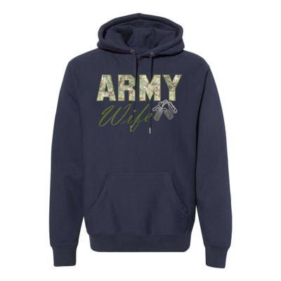 Army Wife Premium Hoodie