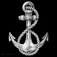 Anchor Rope Nautical Sailing Sail Sea Flexfit Unipanel Trucker Cap