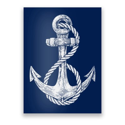 Anchor Rope Nautical Sailing Sail Sea Poster