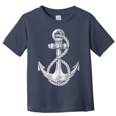 Anchor Rope Nautical Sailing Sail Sea Toddler T-Shirt