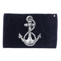 Anchor Rope Nautical Sailing Sail Sea Grommeted Golf Towel