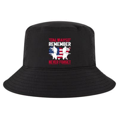 Always Remember, Never Forget Memorial Day Gift Cool Comfort Performance Bucket Hat