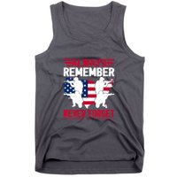 Always Remember, Never Forget Memorial Day Gift Tank Top