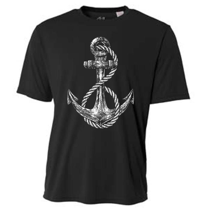 Anchor Rope Nautical Sailing Sail Sea Cooling Performance Crew T-Shirt