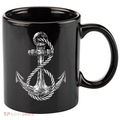 Anchor Rope Nautical Sailing Sail Sea 11oz C Handle Ceramic Mug