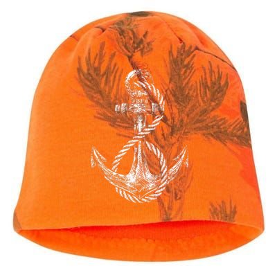 Anchor Rope Nautical Sailing Sail Sea Kati - Camo Knit Beanie