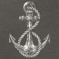 Anchor Rope Nautical Sailing Sail Sea Cotton Canvas Backpack