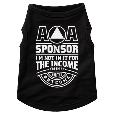 Aa Recovery Na Sponsor Alcoholics Anonymous Aa Sobriety Doggie Tank