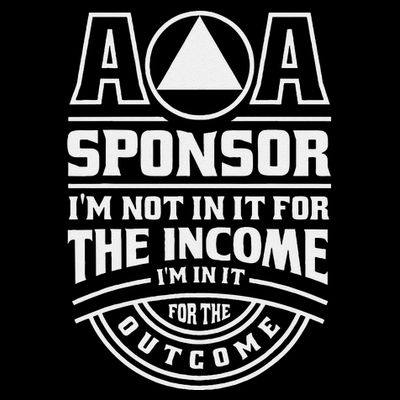 Aa Recovery Na Sponsor Alcoholics Anonymous Aa Sobriety T-Shirt