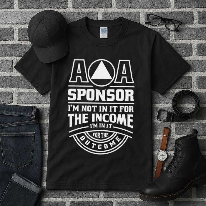 Aa Recovery Na Sponsor Alcoholics Anonymous Aa Sobriety Tall T-Shirt
