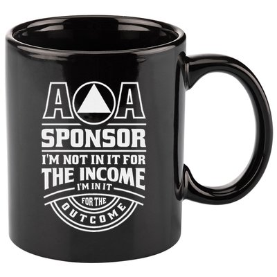 Aa Recovery Na Sponsor Alcoholics Anonymous Aa Sobriety 11oz C Handle Ceramic Mug