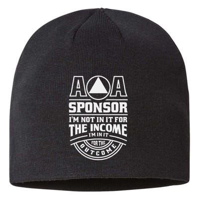 Aa Recovery Na Sponsor Alcoholics Anonymous Aa Sobriety Sustainable Beanie