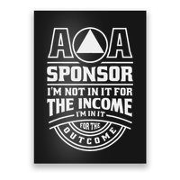 Aa Recovery Na Sponsor Alcoholics Anonymous Aa Sobriety Poster