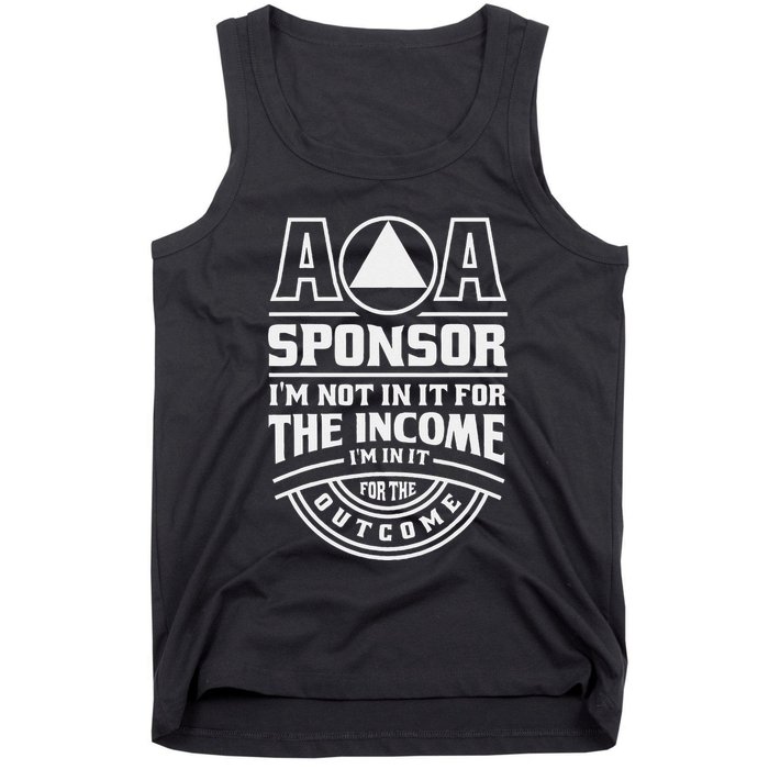 Aa Recovery Na Sponsor Alcoholics Anonymous Aa Sobriety Tank Top