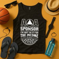 Aa Recovery Na Sponsor Alcoholics Anonymous Aa Sobriety Tank Top