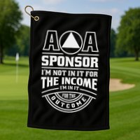 Aa Recovery Na Sponsor Alcoholics Anonymous Aa Sobriety Golf Towel