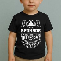 Aa Recovery Na Sponsor Alcoholics Anonymous Aa Sobriety Toddler T-Shirt