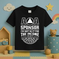 Aa Recovery Na Sponsor Alcoholics Anonymous Aa Sobriety Toddler T-Shirt