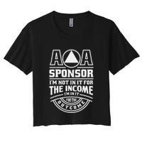Aa Recovery Na Sponsor Alcoholics Anonymous Aa Sobriety Crop Top