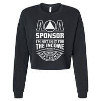 Aa Recovery Na Sponsor Alcoholics Anonymous Aa Sobriety Cropped Pullover Crew
