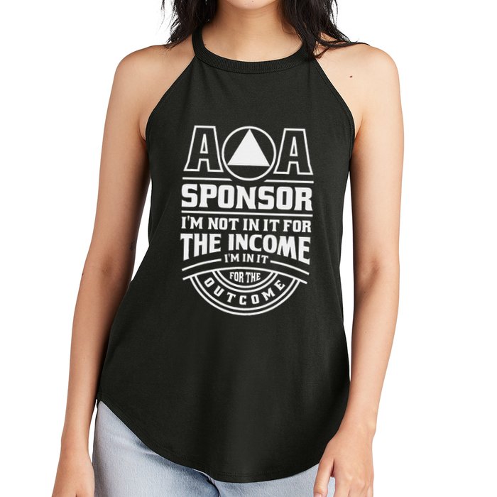 Aa Recovery Na Sponsor Alcoholics Anonymous Aa Sobriety Women's Perfect Tri Rocker Tank
