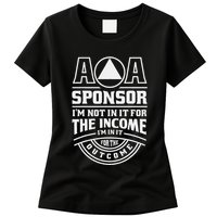 Aa Recovery Na Sponsor Alcoholics Anonymous Aa Sobriety Womens T-Shirt