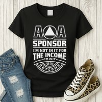 Aa Recovery Na Sponsor Alcoholics Anonymous Aa Sobriety Womens T-Shirt