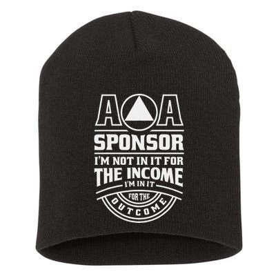 Aa Recovery Na Sponsor Alcoholics Anonymous Aa Sobriety Short Acrylic Beanie