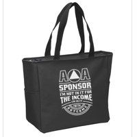 Aa Recovery Na Sponsor Alcoholics Anonymous Aa Sobriety Zip Tote Bag