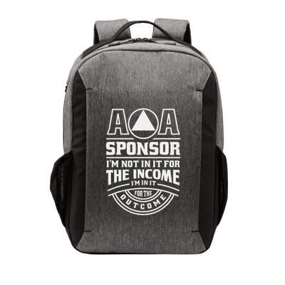 Aa Recovery Na Sponsor Alcoholics Anonymous Aa Sobriety Vector Backpack