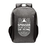 Aa Recovery Na Sponsor Alcoholics Anonymous Aa Sobriety Vector Backpack