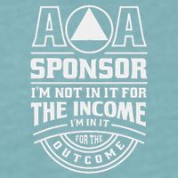 Aa Recovery Na Sponsor Alcoholics Anonymous Aa Sobriety Sueded Cloud Jersey T-Shirt