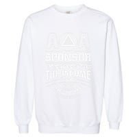 Aa Recovery Na Sponsor Alcoholics Anonymous Aa Sobriety Garment-Dyed Sweatshirt