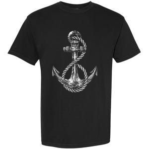 Anchor Rope Nautical Sailing Sail Sea Garment-Dyed Heavyweight T-Shirt