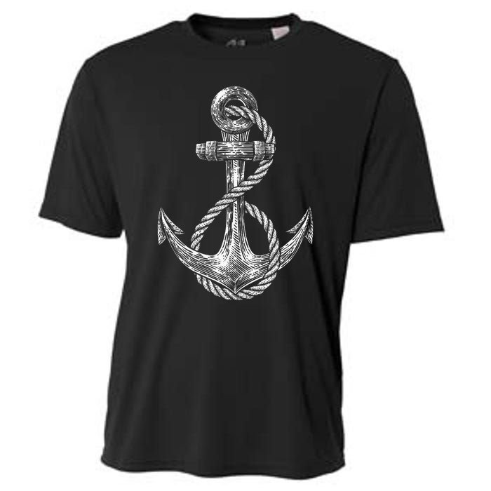 Anchor Rope Nautical Sailing Sail Sea Cooling Performance Crew T-Shirt