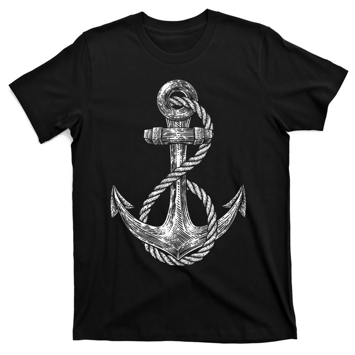 Anchor Rope Nautical Sailing Sail Sea T-Shirt